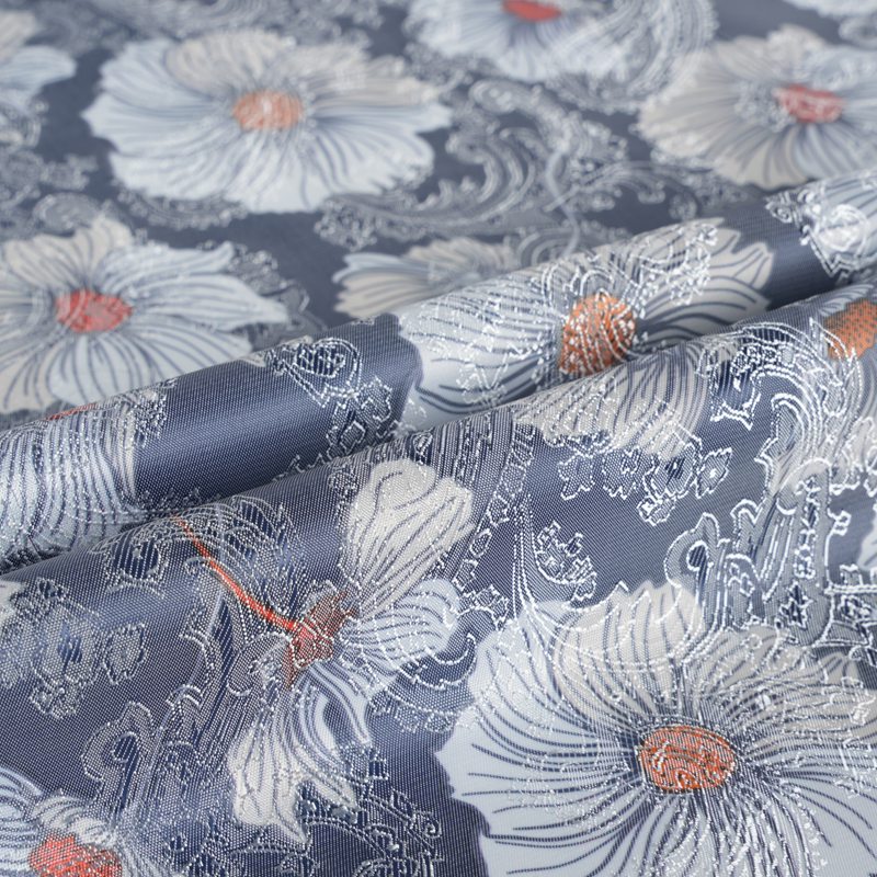 Polyester-viscose Jacquard Printed Lining Fabric